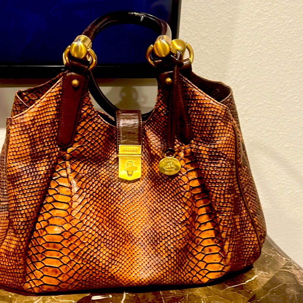 Brahmin pecan color